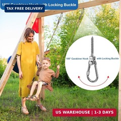 BeneLabel 4 Packs M10 Stainless Steel Swing Hangers 1500LB Capacity Swing Bolts