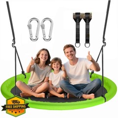 48″ Saucer Tree Swing Kids Adult Family 700lb Capacity Backyard