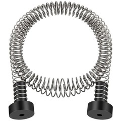 Stopper Kids Backyard Zip Line Spring Stop Brake Kit System 5.3ft