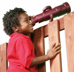 Swing-N-Slide NE 4610 Telescope With Working Compass for Backyard Play Sets Red