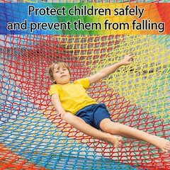Climbing Cargo Net 6.5 x 9.8 ft Large Kids Backyard Climbing Net Double Layer…