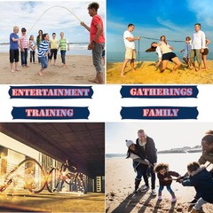 60 Feet Tug of War Rope for Kids and Adults, Outdoor Games Summer Outdoors Ya…