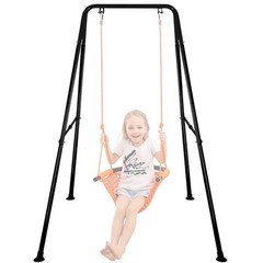Baby Swing Stand, Foldable Baby Swing Frame, Heavy Duty Metal A-Frame Swing S…