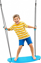 Swurfer Kick Stand up Surfing Tree Swing Outdoor Swings for Kids up to 200 Lbs –