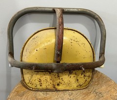 Vintage Metal Swingset Swing Seat Yellow Rare!
