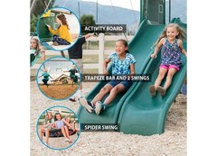 Lifetime 91079 Big Stuff Two-Slide Swing Set