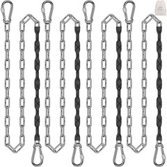 4 Pcs 85″ Stainless Steel Hanging Chains Heavy Duty Swing Chains