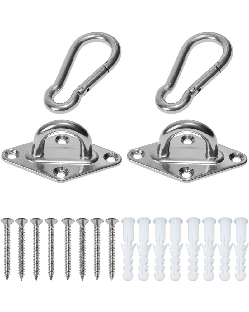 1000 lb Capacity Heavy Duty Hammock Hanging kit 2Pcs Swing Hanger Porch Swing…