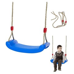 Swing Seat-Heavy Duty Non Slip Tree Swing Set Playground Swing Set, Blue
