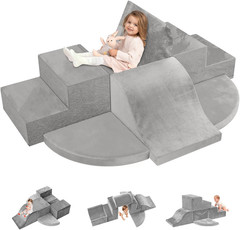 7-Piece Toddler Climbing Toys Indoor, Foam Climbing Blocks Soft Play Structures,