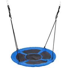 48 Inch Saucer Tree Swing UV Resistant Textilene Fabric Endless Fun Enjoyment