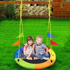 GVDV 40″ Saucer Tree Swing for Kids Outdoor Round Swing FREESHIP
