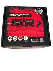 Slackers 90 ft Hawk Zip Line Kit Seated Zip Line 250lbs