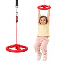 Ninja Twister Swing Spins Set – 360° Steering Wheel Design Slackline Attachme…