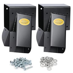 BETOOL Swing Set Brackets – 2pcs A Frame Swing Bracket End Brackets(2Pcs-Black)