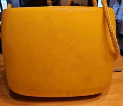 Little Tikes Vintage 1983 Toddler Swing Seat Yellow & Blue with Safety Belt