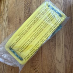 Backyard Discovery Yellow Swing Seat with Green Braided Ropes and Metal