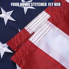 American Flag – Outdoor Heavy Duty Durable 210D Oxford Polyester US 1×1.5 Ft