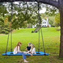 720lb Giant 60″ Skycurve Platform Tree Swing for Kids and Adults Play Backyard
