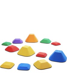 Kids Balance Stepping Stones | 10 PCS Sensory Obstacle Course | Indoor & Outdoor