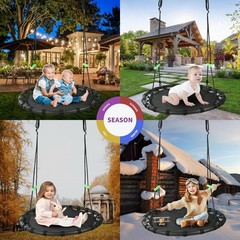 40 inch Diameter Saucer Swing – 1 Inch Diameter&1MM Thick Sturdy Steel Frame …