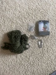 SENSORY SCOUT Mesh Sensory Swing Green Home or School With Ceiling Hanging Kit