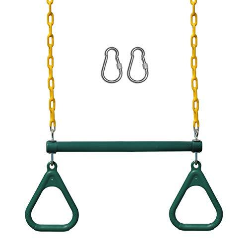 Swing Sets for Backyard, Monkey Bars & Swingset Accessories – Set Includes 18…