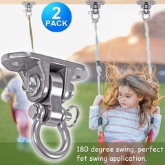 2 Pcs Heavy Duty Swing Hangers Stainless Steel 304 Antirust, 2000 lb Capacity…