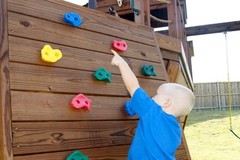 12 Climbing Rock Wall Kit Stones Hold Grips Playground Playset Jensen Swings