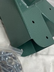 BETOOLL DIY Swing Set Bracket with All Mounting Hardware Middle Green
