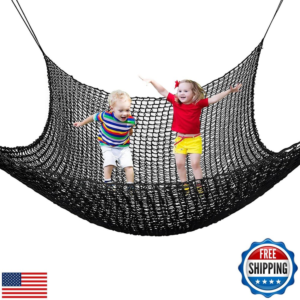 KAERYHET Climbing Net for Kids Double Layers Playground Safety Net Polyester