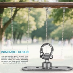 2 of Heavy Duty Stainless Swing Hanger with Smooth Swing Bearings 180°+360°, …