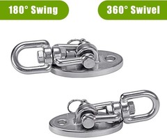 Ceiling Swing Mount Stainless Steel Swing Hangers Free Swivel Swing Hooks Yoga
