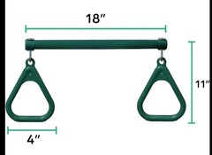 Jungle Gym Kingdom Swing Sets For Backyard, Monkey Bars & Swingset