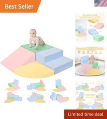 Educational 4-Piece Toddler Climbing Blocks – Soft, Safe, and Engaging Play