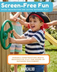 Jungle Gym Steering Wheel for Kids, Easily Mounted on Any Wall Panel, Swing S…