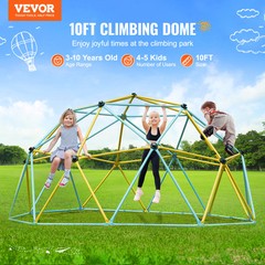 VEVOR Climbing Dome 10FT Geometric Dome Climber Jungle Gym for Kids 3-10 Years