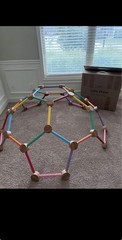 Lily and River little DOME climb, hang and play ages 2-6 indoor playground USED