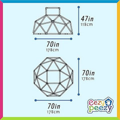 Climber with Top – Active Indoor Outdoor Play Set Climbing Dome Equipment Toys –