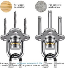 Triangular Mounting Swing Hanger – 360° Swivel Design for Indoor & Outdoor Play