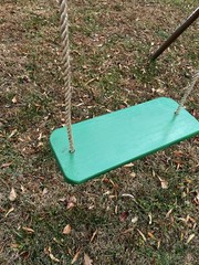 Pine Wood Tree Swing-Wood Tree Swing with 10 Feet Of rope Each Side
