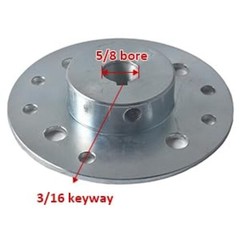 Sprocket Hub Adapter with Hardware Kit for Predator 5/8″ Bore 3/16″ Keyway 1