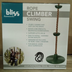 Bliss Hammocks BH-318S Rope Climber Swing Green 250lb Capacity NIB (A221-)