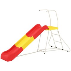 6ft Kids Slide Toddler Outdoor Playground with Steel Frame for Backyard Ages 3-8