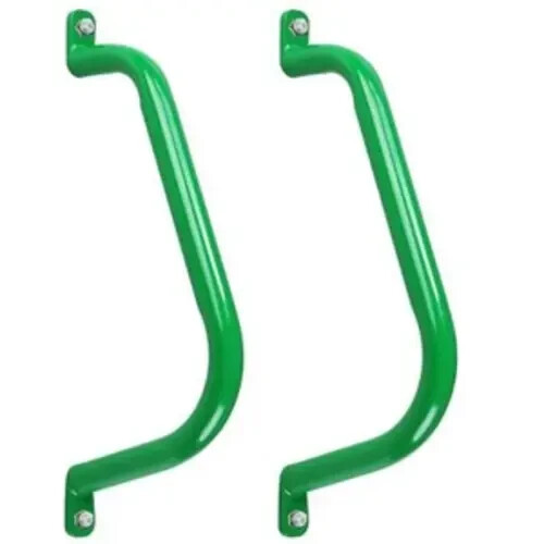 2 Set Metal Playground Safety Handle 17 inch, Outdoor Swing Set Safety Grab Bar