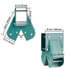 Durable Carbon Steel Swing Set Accessories, Carbon Steel Finish, 6.3×9.3×11
