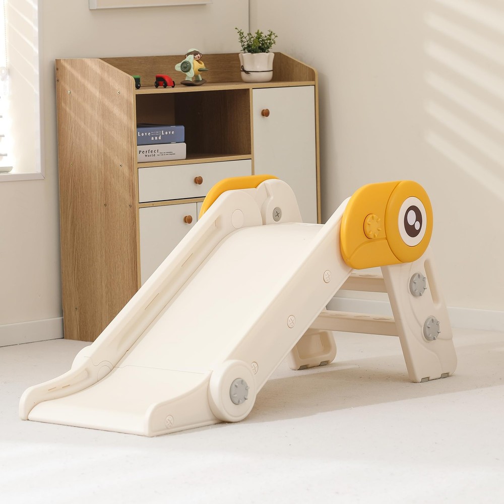Kids Folding Slide is Suitable for 1-3 Year Old Children in Indoor and Outdoo…
