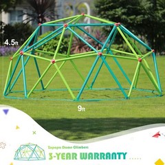 Zupapa Dome Climber 10FT 800LBS Swing Jungle Gym Kids Outdoor Play Monkey Bars