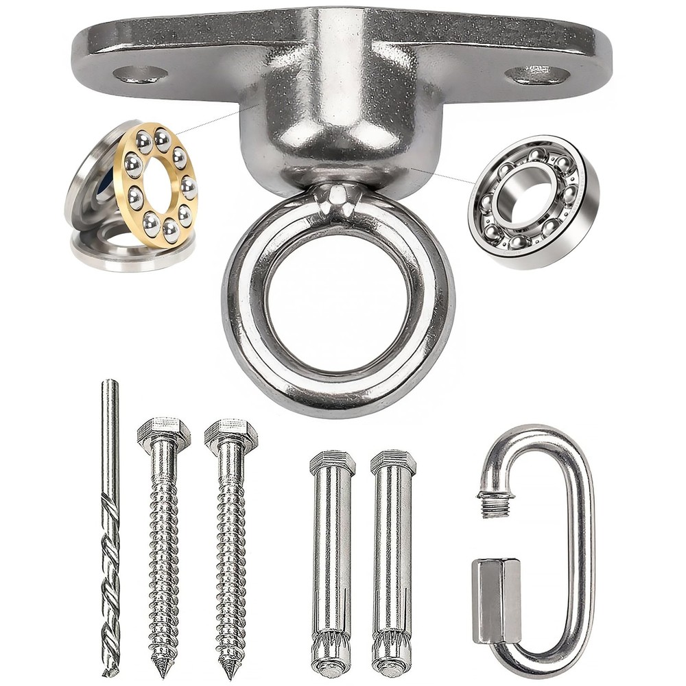 Bearing Swing Hanger Antirust Heavy Duty 360°Rotation 1200LB Capacity Playgro…
