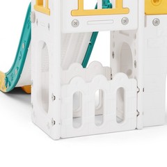 9IN1 Toddler Slide Playset with Playhouse Climbe Playground Indoor Outdoor Toys